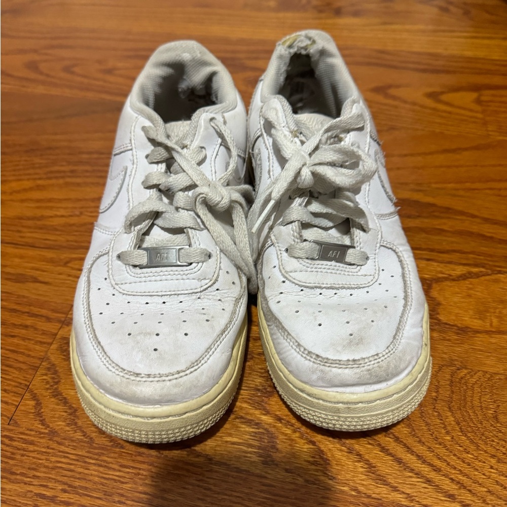 Extremely worn Nike air forces 1